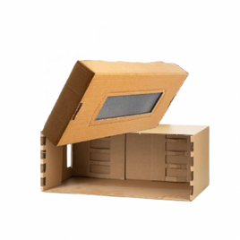 Vented cardboard nuc box