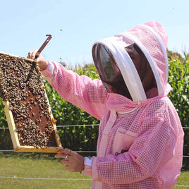 Pink Vented Bee Suit (Limited Edition!)
