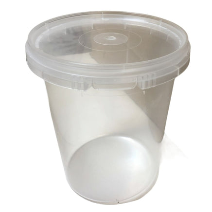 1 kg plastic honey container with lid clear