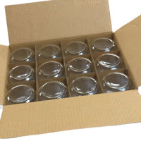 350 g / 250 ml short cylinder glass honey jars with gold lids