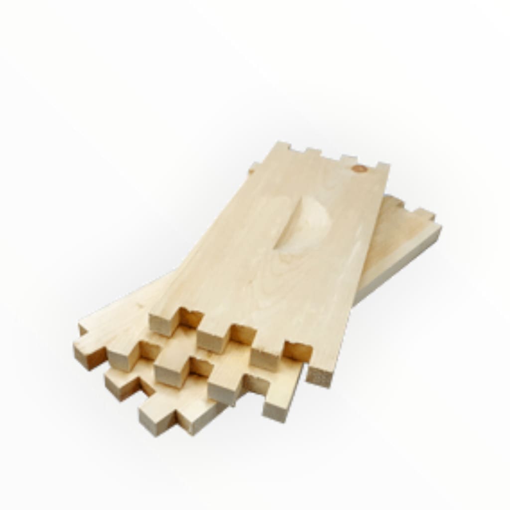 Unassembled 10 Frame Medium Super, White Pine| Maritime Bee