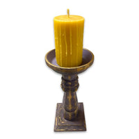 Wax Dribble Pillar Candle